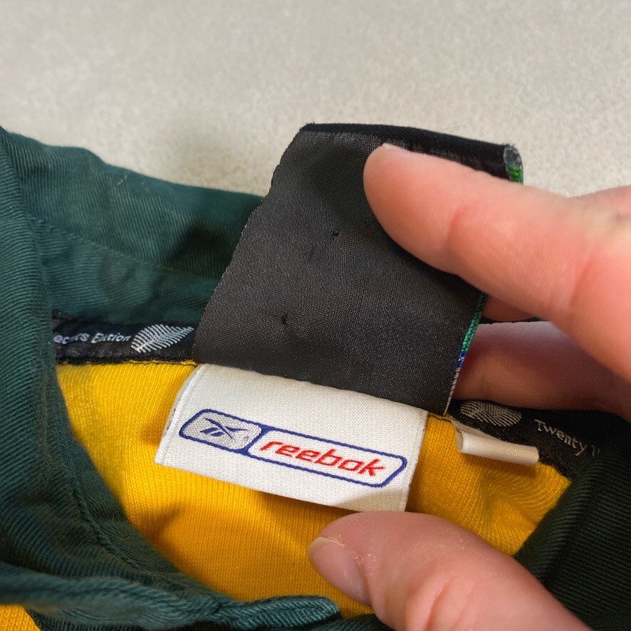 Vintage 2003 Rugby World Cup Polo Shirt Mens XXL Yellow Twenty Unions
