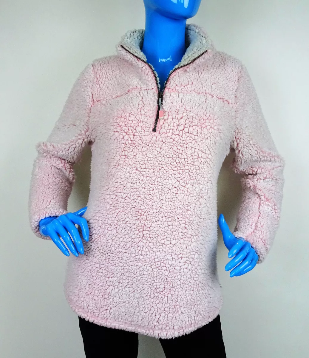 Sherpa pink cheap pullover
