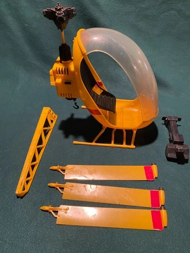 Vintage 1970’s Huge GI Joe Adventure Team Yellow Helicopter