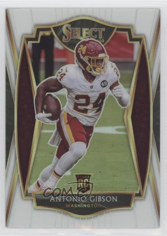 2020 Panini Select Premier Level White Prizm 12/35 Antonio Gibson #172 0g70