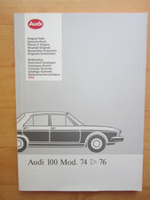 EKT Bildkatalog Audi 100 Mod. 74-76, Stand 05...
