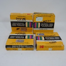 Lot of 4 Kodak Ektachrome 7240 16mm Video News Film Tungsten UNUSED