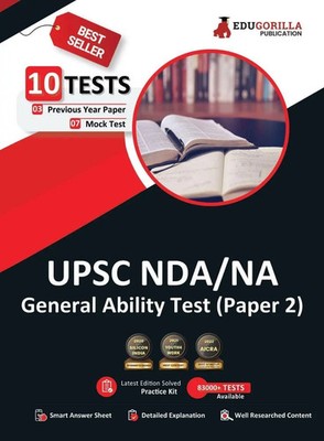 Edugorilla Prep Experts | UPSC NDA/NA General Ability Test (Paper II) Book...