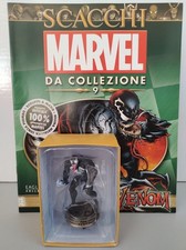 SCACCHI MARVEL DA COLLEZIONE N° 9 VENOM STATUETTA + FASCICOLO + POSTER EAGLEMOSS