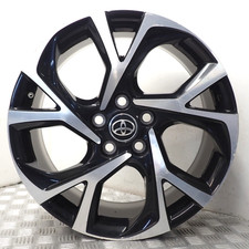 TOYOTA C-HR 18" BLACK DIAMOND CUT ALLOY WHEEL CMS-860/1 (S-647)