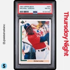 1991 UPPER DECK #SP1 MICHAEL JORDAN INSERTS PSA 8