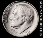 1955-D Roosevelt Dime — photo from another recent sale