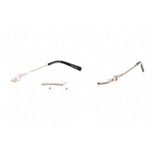 Charriol Men's Eyeglasses Shiny Silver/Pink Gold Rectangular Frame PC71046 C02