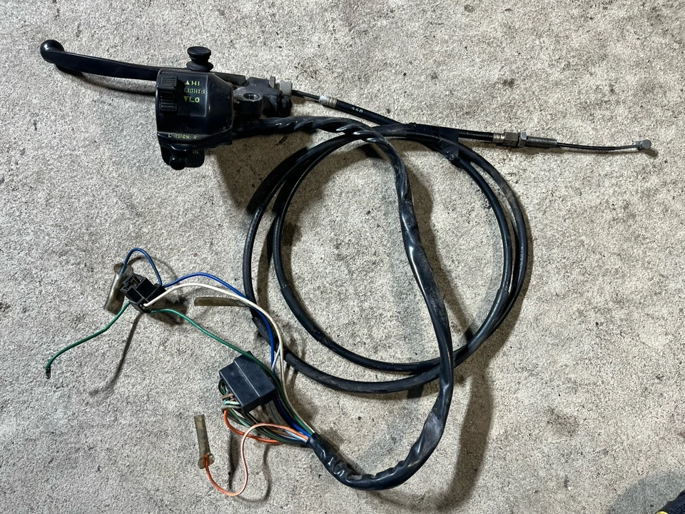 1979 79-81 Honda CM400A controles hondamáticos freio sinais altos baixos L&R - Imagem 2 de 4