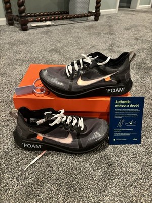 Size 10 - Nike Off-White x Zoom Fly SP Black