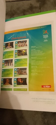 2006 Melbourne Commonwealth Games Stamp Book 17 Mnh Sheets Plus Extra Bits - Picture 10 of 23