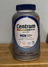 Centrum Silver Mens 50 Plus Multivitamin With Vitamin B & D3, 200 Count