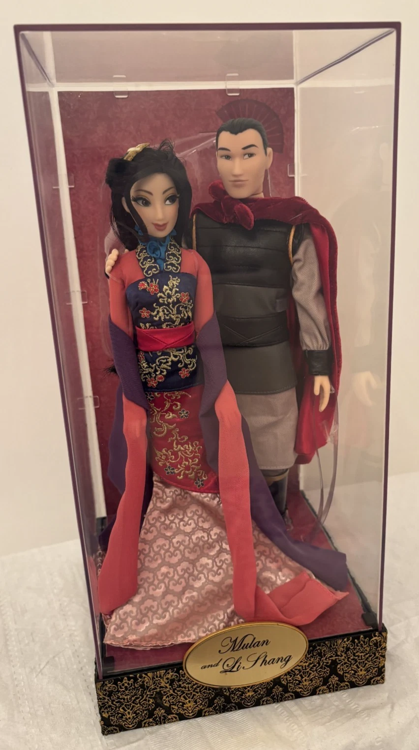 Disney Fairytale Designer Mulan and Li Shang Doll- No Case/Cover