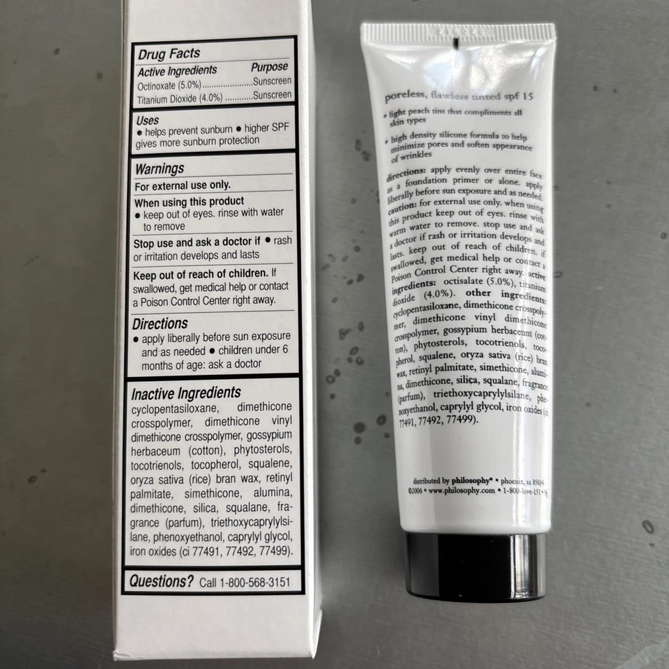 Philosophy THE SUPERNATURAL Poreless Flawless Lt Peach Tinted SPF 15  Sunscreen - Image 2 of 4