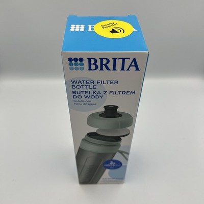 Brita Sports Fill & Go Active Wasserfilter Flasche 2 MicroDisc Filter 600ml GRÜN