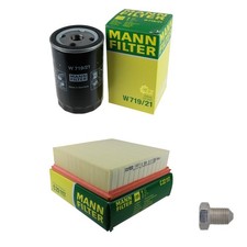 MANN-FILTER Inspektionspaket Filterset für VW Polo Coupe 1.3 G40 86C 80