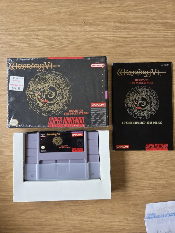 Wizadry VI Heart Of The Maelstrom - Super Nintendo - NTSC U - SNES - Image 2 of 4