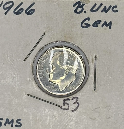 1966-P Roosevelt Dime — photo from another recent sale