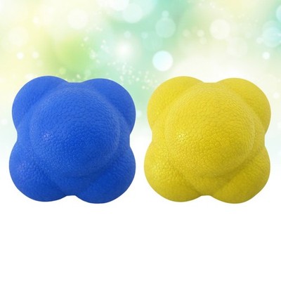 2 Pcs Reaktionskugel Reaktionsball Fitnesszubehör Agility-Trainingsgeräte