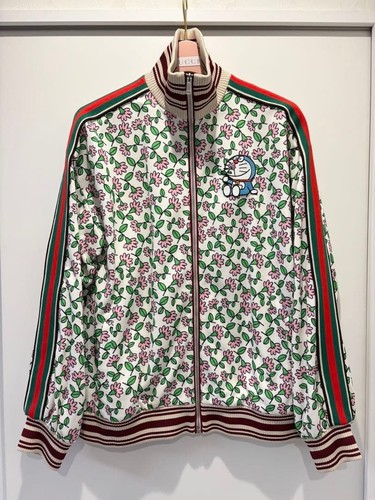 Gucci Doraemon Giacca Zip Maglia Ricamata Taglia M Unisex Rara 8339AK - Foto 1 di 11