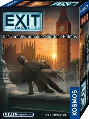 EXIT  Das Spiel Das Verschwinden des Sherlock Holmes Kosmos Escape NEU OVP