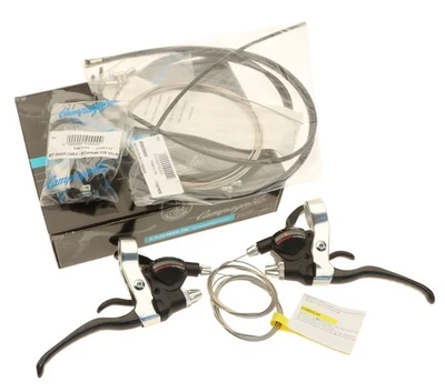 Campagnolo Chorus 2/3 x 10 Speed Ergopower Flat Bar Control Levers NEW NOS