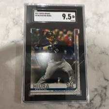 Topps 2019 Update Keston Hiura US150 Brewers SGC 9.5 Rookie Card