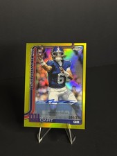 2025 Topps Chrome Jaxson Dart Yellow Refractor Auto #/275 RA-JD Giants 