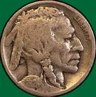 1924-D Buffalo Nickel Very Good VG Coin, Scratch #36264