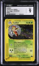 CGC 9 MINT Ledian H14/H32 Skyridge Holo Swirl Pokemon Card on eBay
