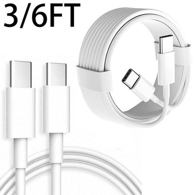 USB Type C Fast Charging Cable Cord For Samsung Galaxy S23 S22 S21 S20 S10 S9 S8