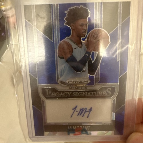 2025-26 Prizm Ja Morant Legacy Signatures Auto Blue Ice /49 #LS-JAM (Free 2)
