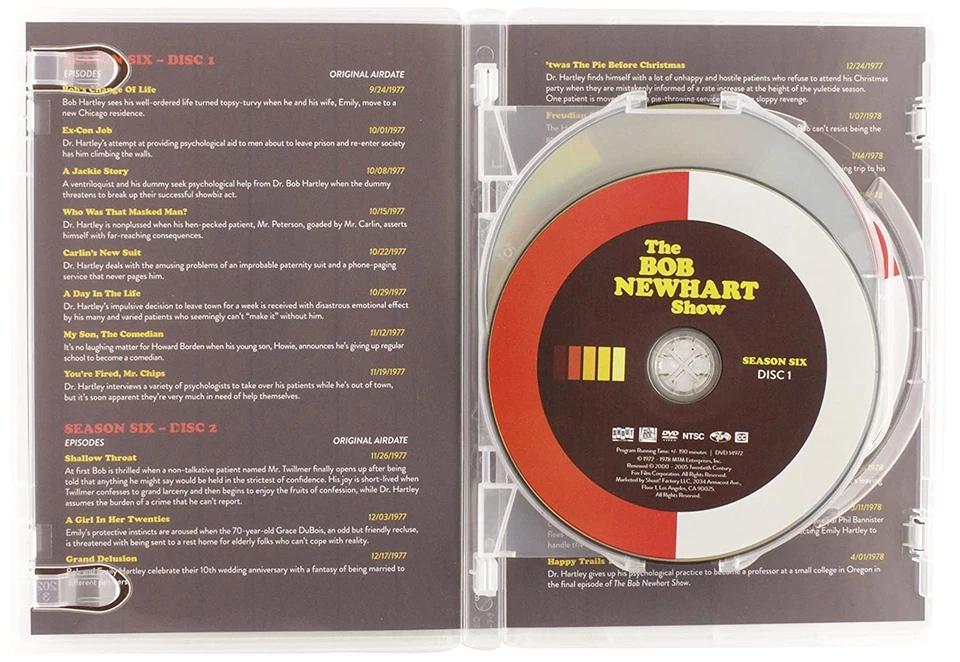 The Bob Newhart Show: The Final Season (DVD) Bob Newhart (Importación USA) - Imagen 4 de 4