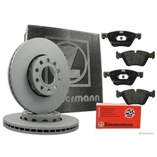 Zimmermann Bremsenset vorne Bremsscheiben + Bremsbeläge BMW 5er E60 E61