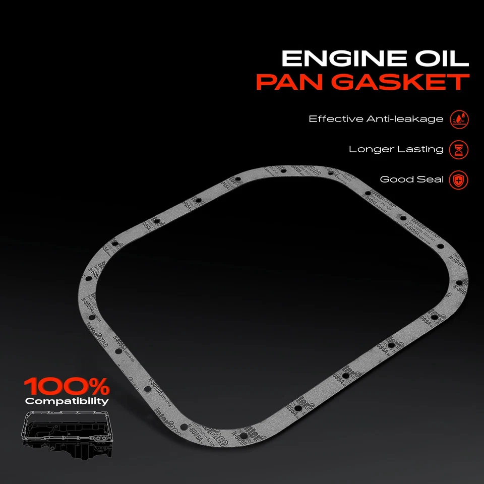 Junta de cárter de aceite del motor lateral inferior para Mercedes-Benz 500E 500SL E420 E500 SL500 Foto 3 de 4