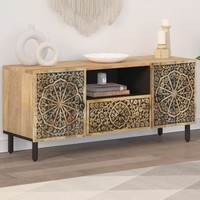 Tv Schrank Fernsehschrank Fernsehtisch Lowboard Tv MöBel Massivholz Mango Vidaxl