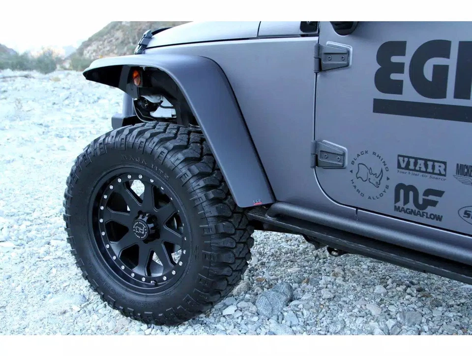 EGR Matte Black Fender Flares Fits Dodge Ram 1500 09-14 All Models Except Sport Foto 4 de 4