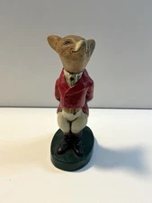 VTG Mid-Century Scott Products Inc Cast Equestrian Hunt Snooty Fox Bottle Opener