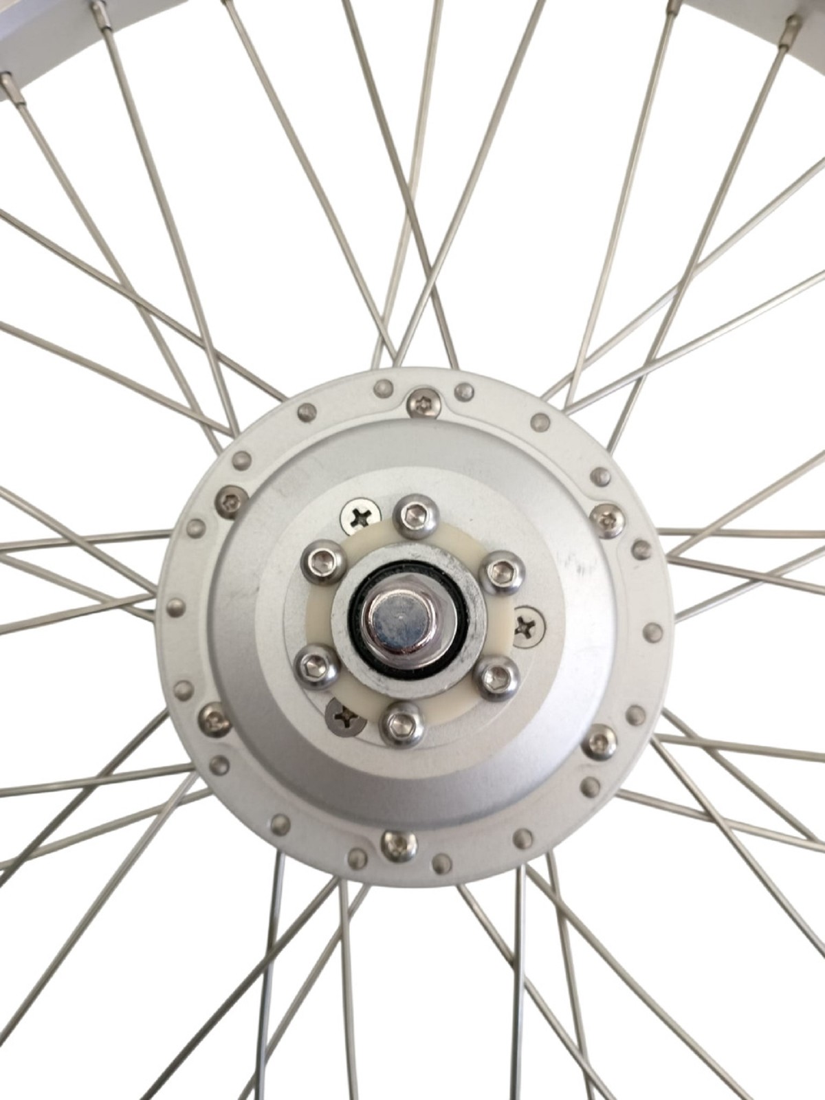 Bici elettrica Bafang FM.G35.220.D motore ruota anteriore 20 pollici 36V 220W argento foto 6