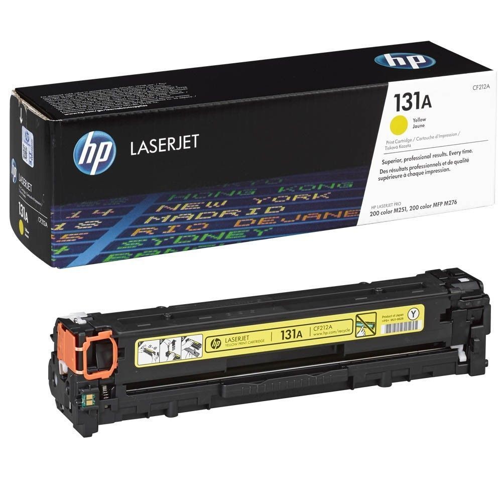 Toner HP 131A jaune authentique pour imprimante LaserJet Pro