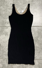 SPANX Shapewear Flipside Firmers 4 Way Tank Top Dress Slip 10027R Black Nude M
