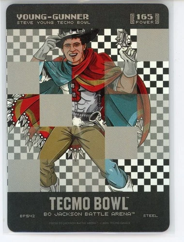 2026 Bo Jackson Battle Arena Tecmo Bowl Young-Gunner Steve Young Big Pixel Steel