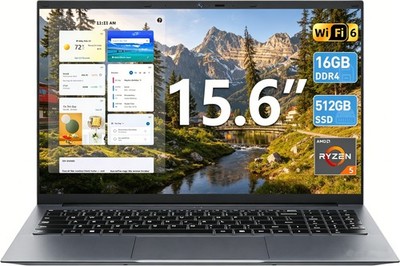 15,6 Zoll Laptop , AMD Ryzen 5 3500U Prozessor 16GB RAM 512GB SSD Window 11