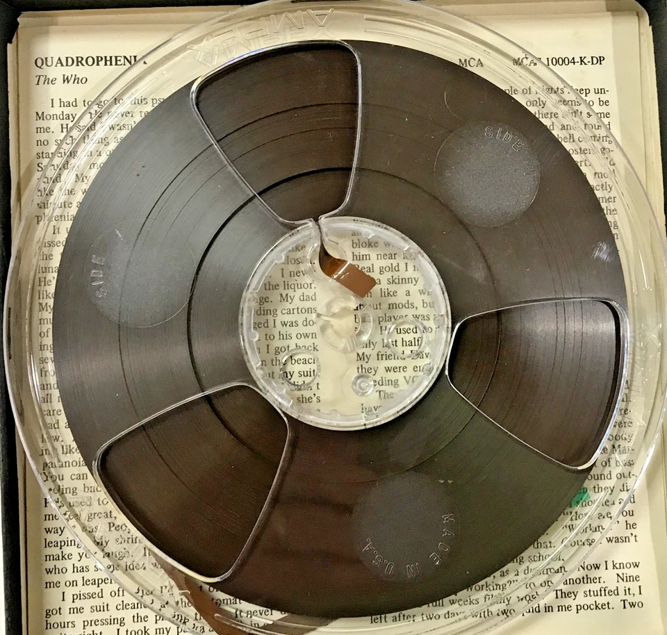 Ultra RARE 7-1/2ips  The Who Quadrophenia Double Album Unlabeled Reel - Image 2 of 3
