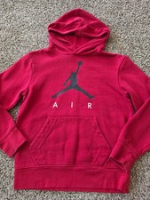 Air Jordan Sport DNA Fleece Pullover Hoodie Youth Medium Red