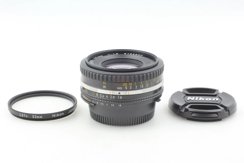 [Exc+5] Nikon Ai-s Nikkor 50mm f/1.8 MF Pancake Prime Lens For F3 FM2 From JAPAN - Image 2 of 4