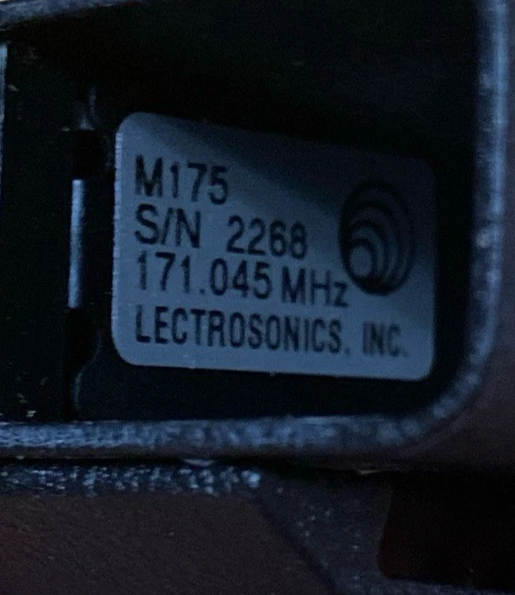 Lectrosonics M175 Belt Pack Transmitter Tested Working Black Audio Equipment - Image 2 of 4