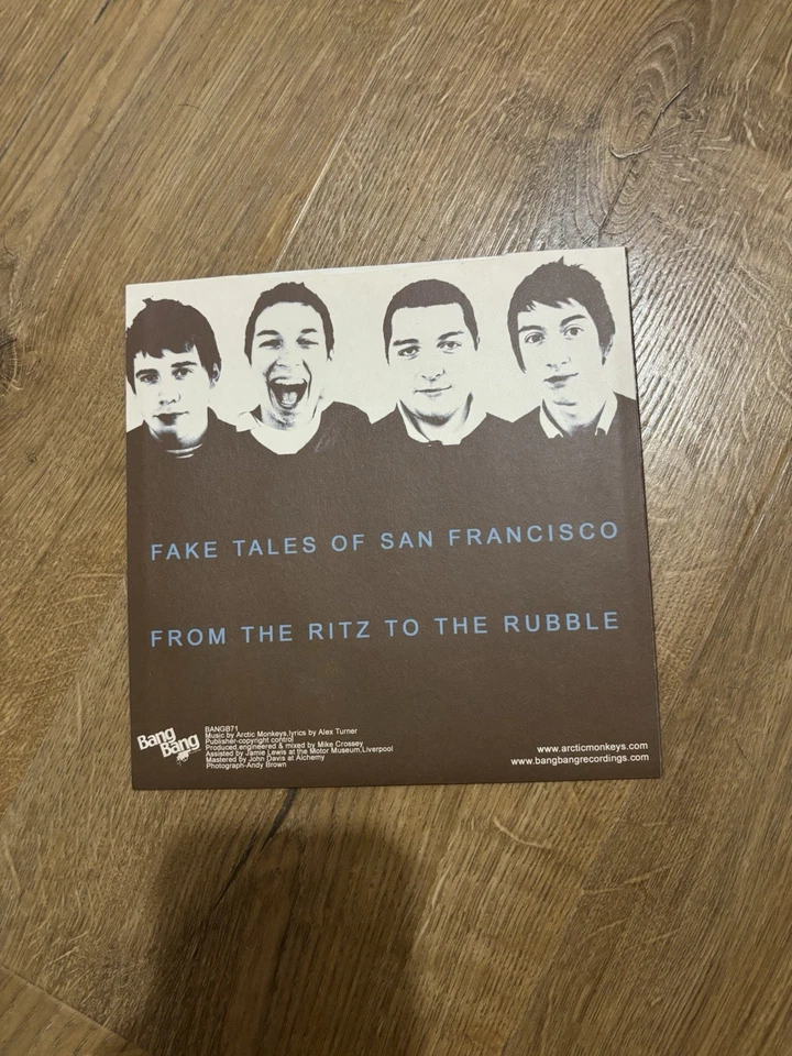 5 Minutes with The Arctic Monkeys 7’ Vinyl Record Rare BANGB71 - Image 3 of 4