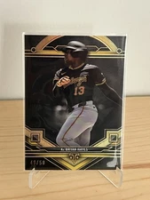 KE'BRYAN HAYES 2024 TOPPS TRIPLE THREADS BLACK PITTSBURGH PIRATES 49/50 Q1739