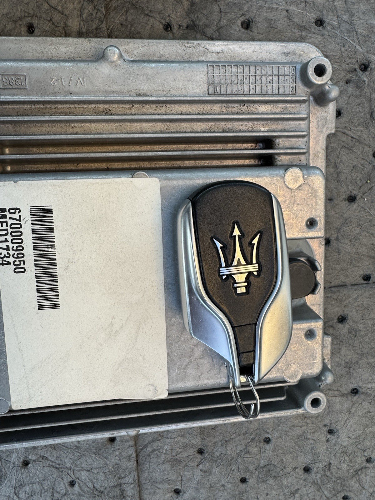 ✅ 2014-2017 MASERATI GHIBLI 3.0L ECM BCM Key and  Steering lock OEM